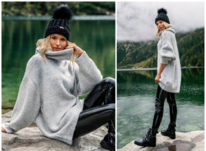 Luźny sweter na zimę – przytulne stylizacje
