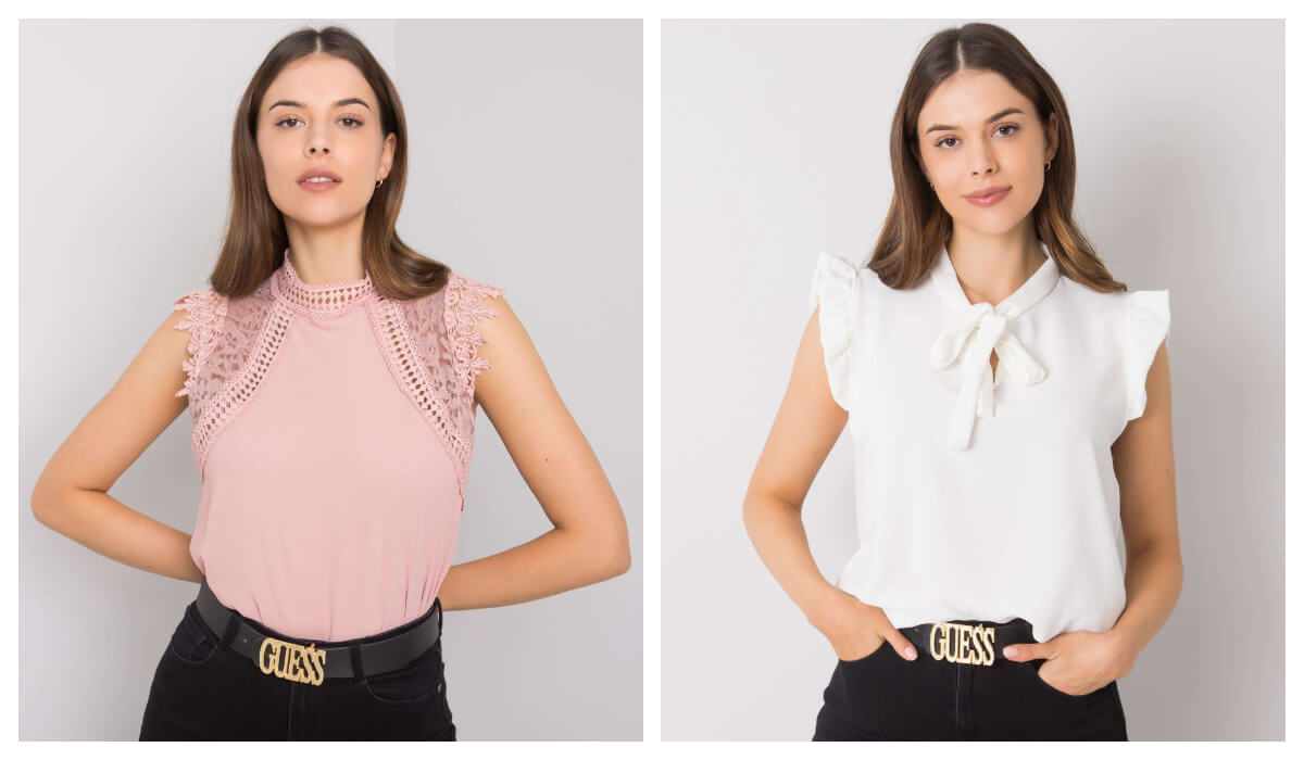 Letnie bluzki wizytowe damskie na lato